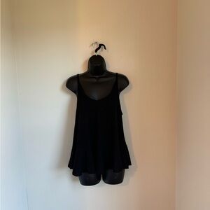Old Navy Black Baby Doll Camisole Size L